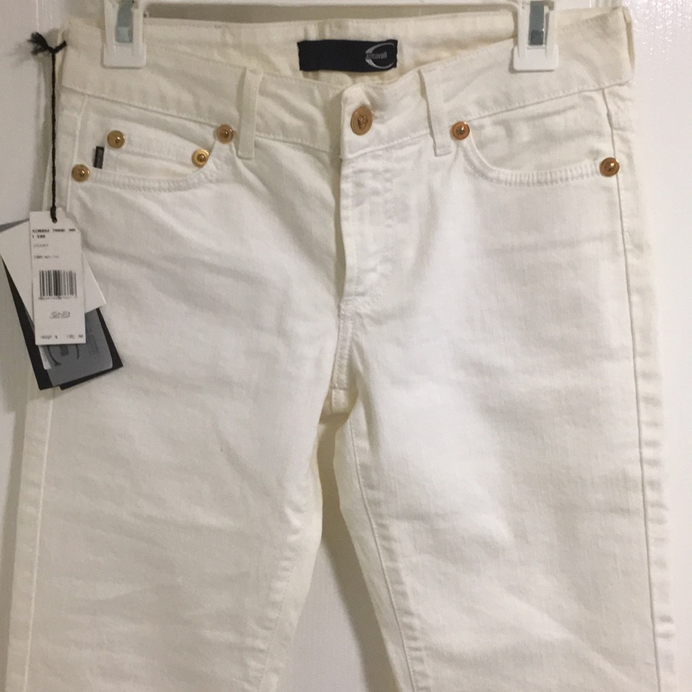 BRAND NEW Just Cavalli White Jeans